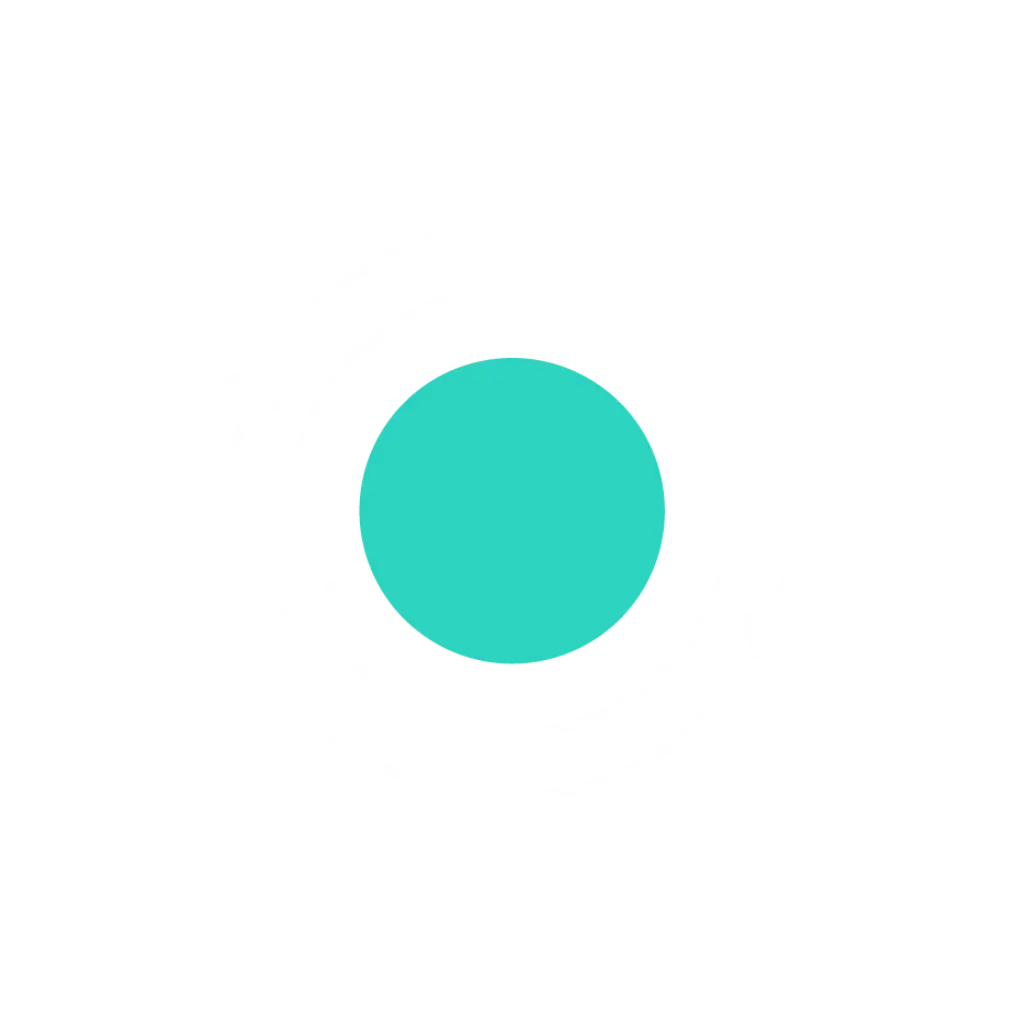 fiskaly dot surrounded by arrows